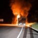 ¿Qué harías si el autobús en el que viajas comienza a incendiarse? Pasó rumbo a Playa del Carmen