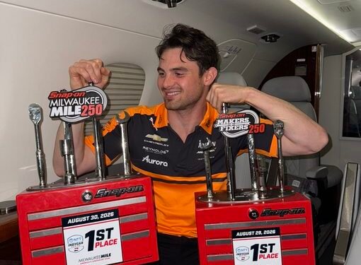 Doblete histórico en Milwaukee: O’Ward rompe récord mexicano en IndyCar