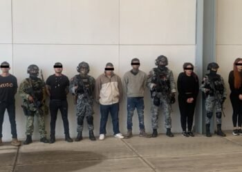 Detienen a nueve presuntos integrantes del CJNG en operativo federal en Michoacán