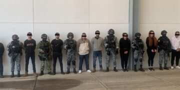 Detienen a nueve presuntos integrantes del CJNG en operativo federal en Michoacán