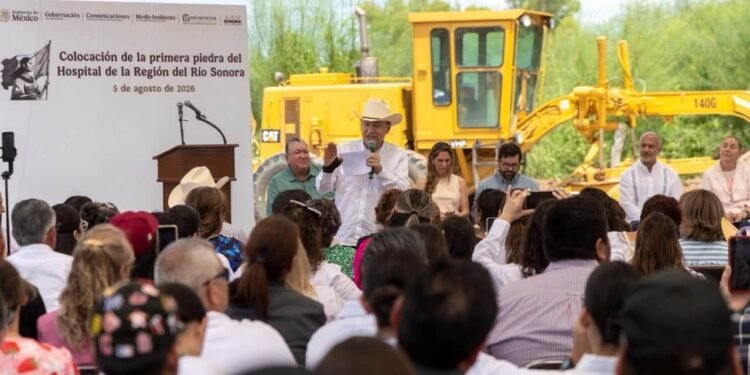 Hospital del Río Sonora avanza; RECSA, empresa dirigida por Humberto Armenta, ejecutará la obra