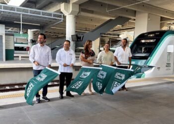 ¿Viajas entre Cancún y Playa del Carmen? Tren Maya estrena cuatro servicios diarios