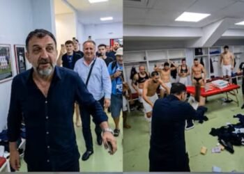 ¡Lluvia de billetes! Presidente del Dinamo City celebra goleada lanzando dinero a sus jugadores