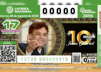 Boleto conmemorativo de Juan Gabriel
