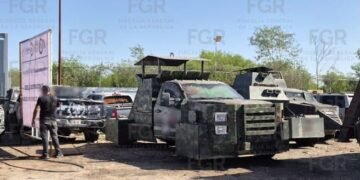 ¿Los habías visto? Así son los “monstruos” blindados destruidos en Tamaulipas