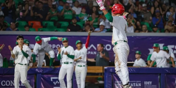 México vence a Cuba y va a la Súper Ronda del Mundial de béisbol Sub-15