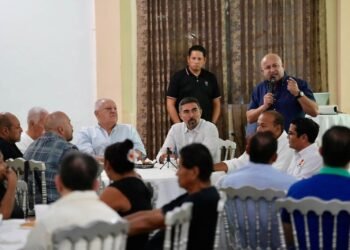 Rafael Marín suma diálogo con empresarios y coloca seguridad entre las prioridades