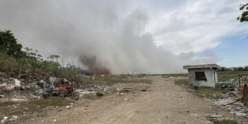 ¿Qué pasó en el basurero de Felipe Carrillo Puerto? Fuego alarma a conductores