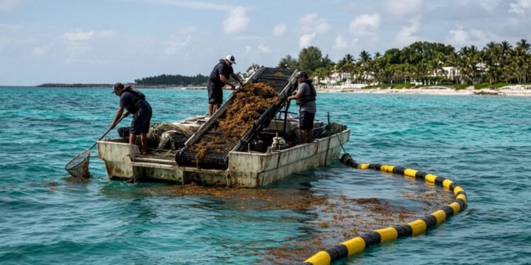 Presupuesto 2027 destina mil 866 mdp al combate del sargazo en playas del estado