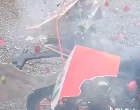 Misteriosa entrega: paquete con flores explota junto a motociclista en Edomex