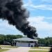 Queman narcóticos en Base Naval de Chetumal; enorme columna de humo negro llega hasta Belice