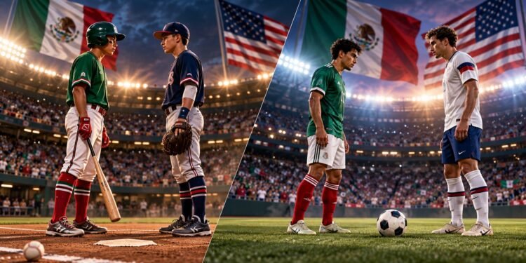 ¡Por el honor deportivo! México y Estados Unidos se miden en el diamante y la cancha
