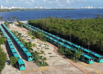 Cancún estrena 100 autobuses híbridos y prepara cuatro nuevas rutas MOBI